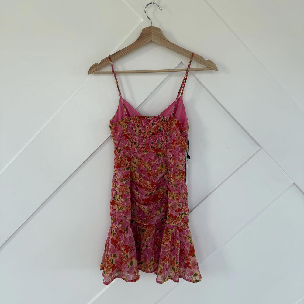 ASTR The Label Meg Dress XS Pink Floral Mini Dress NWT - Picture 5 of 5